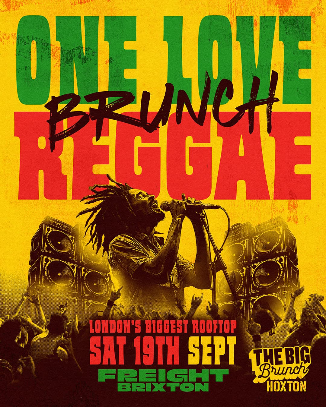 One Love Reggae Brunch — Sat 19th Sept at Freight Brixton