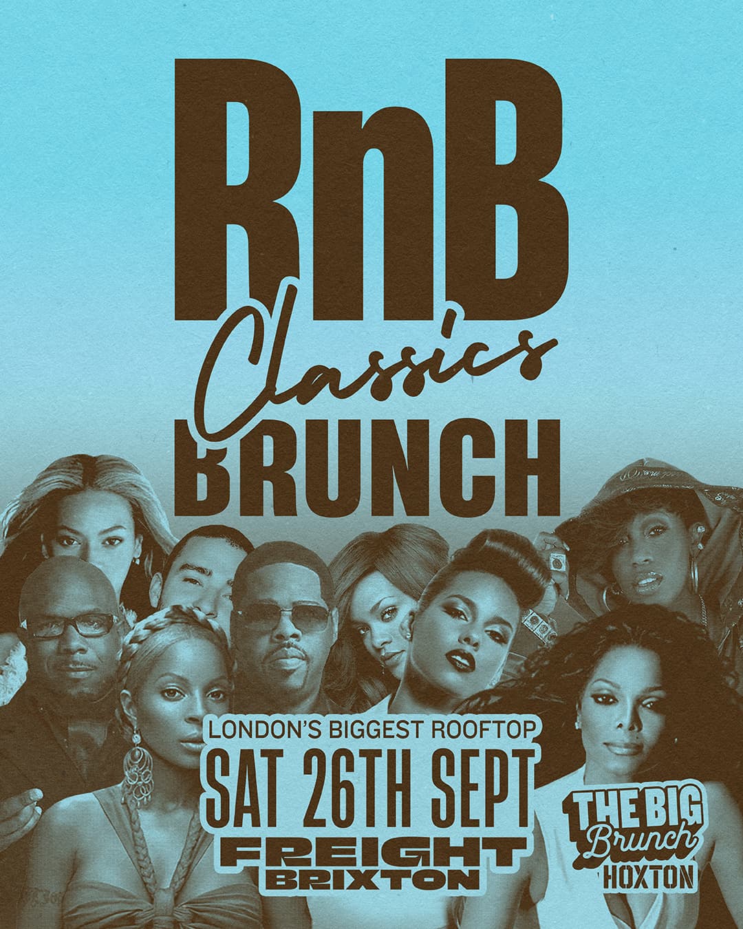 RnB Classics Brunch — Sat 26th Sept at Freight Brixton
